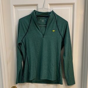 Green Masters Embroidered 1/4 Zip Pullover - Women's